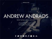 Tablet Screenshot of andrewandraos.com